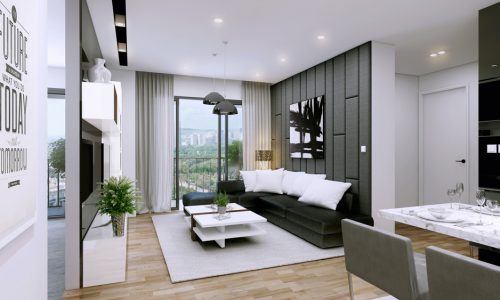 CHO THUÊ CĂN HÔ CHUNG CƯ ECO GREEN CTY 286 NGUYỄN XIỂN 2PN 2VS 76M2 FULL NÔI THẤT CHỈ MANG VALI VÀO Ở 0357277692